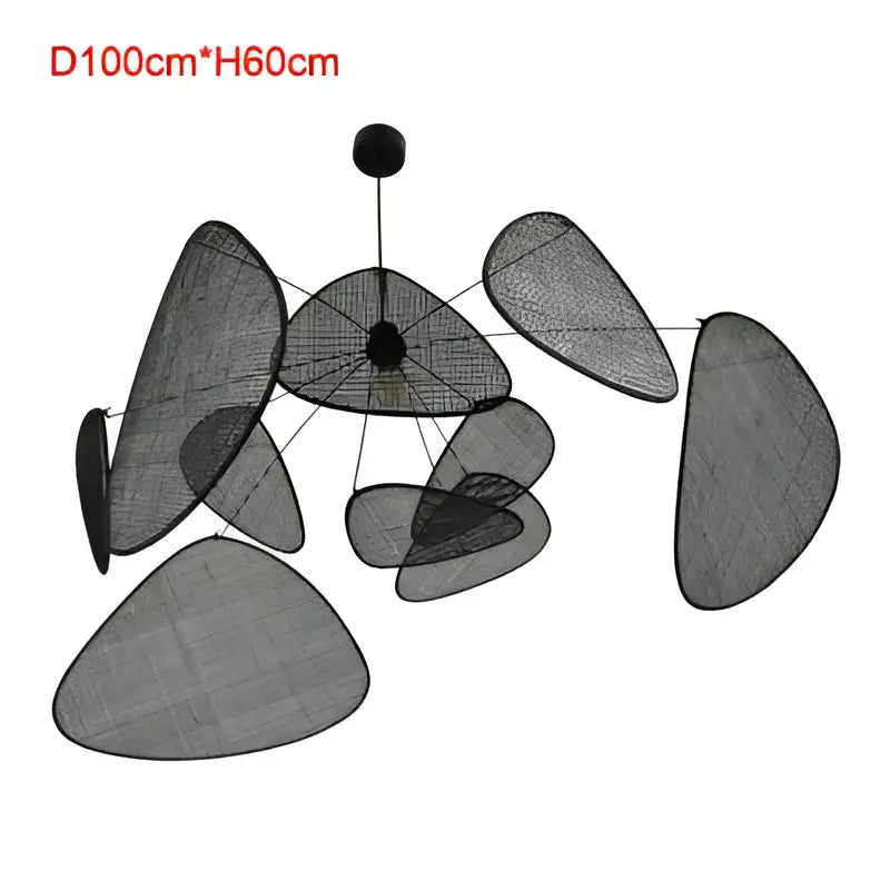 Modern hand made rattan pendant light for living room