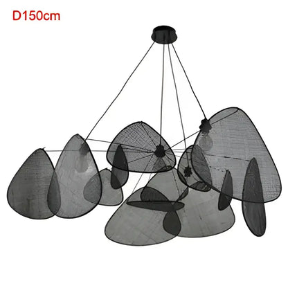 Modern hand made rattan pendant light for living room