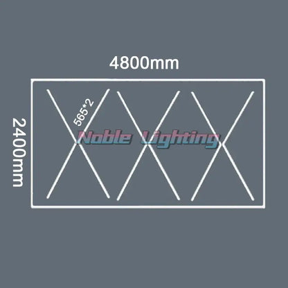 Modern hexagon honeycomb led garage ceiling light