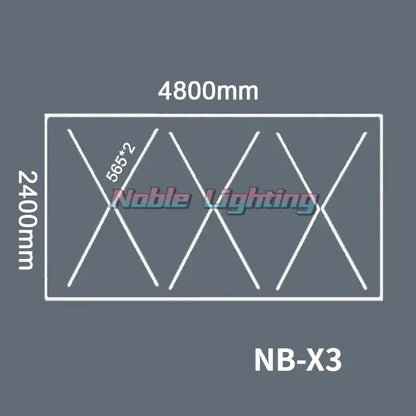 Modern hexagon honeycomb led garage ceiling light