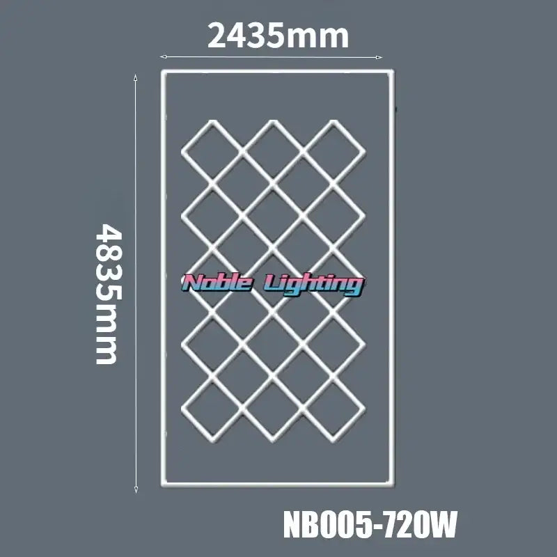 Modern hexagon honeycomb led garage ceiling light