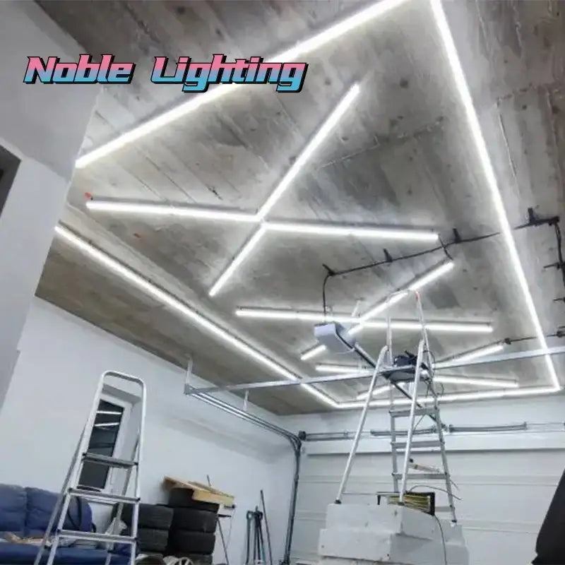 Modern hexagon honeycomb led garage ceiling light