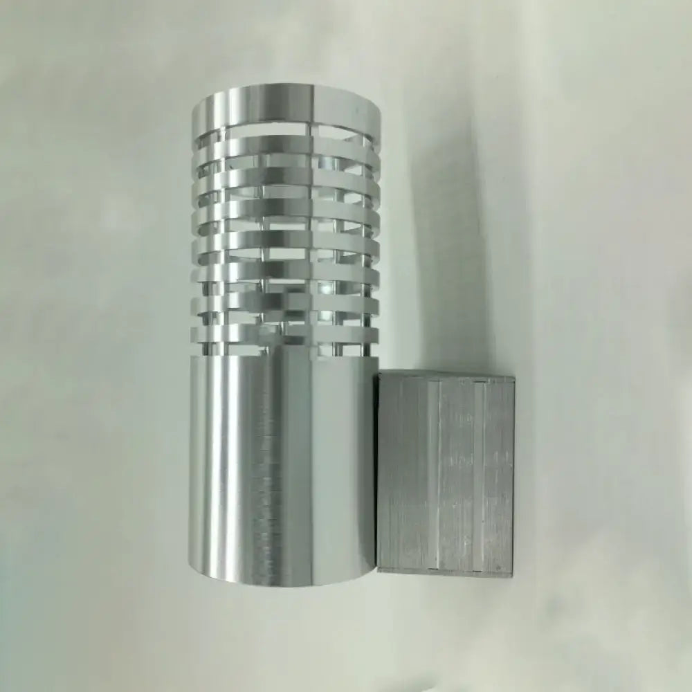 Modern hollow design silver led wall mounted light outdoor sconce