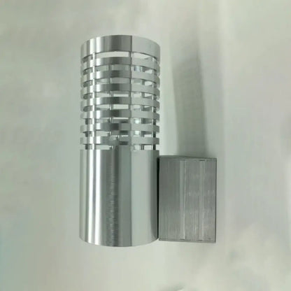 Modern hollow design silver led wall mounted light outdoor sconce
