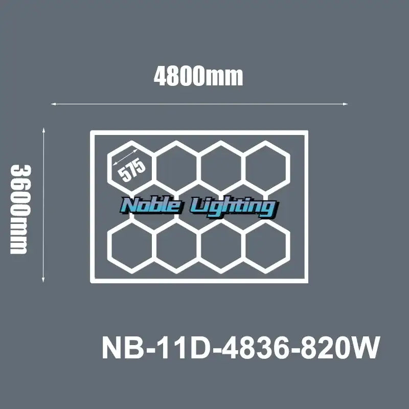 Modern honeycomb hexagon led ceiling light – living room fixture