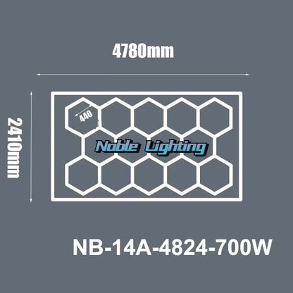 Modern honeycomb hexagon led ceiling light – living room fixture
