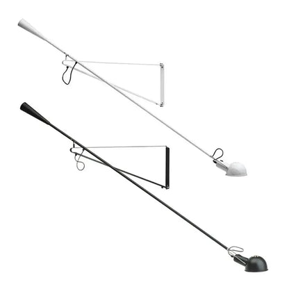 Modern industrial black & white dimmable led wall lamp bedroom light