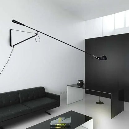 Modern industrial black & white dimmable led wall lamp bedroom light