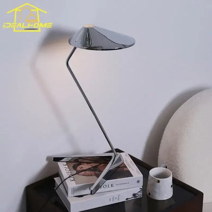Modern industrial chrome floor lamp living room iron art decorative