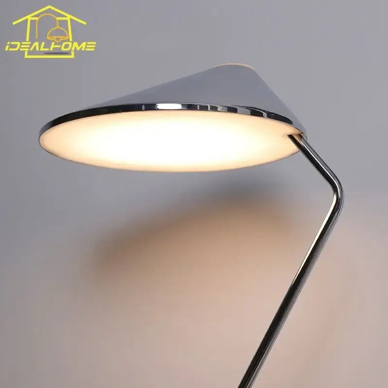 Modern industrial chrome floor lamp living room iron art decorative
