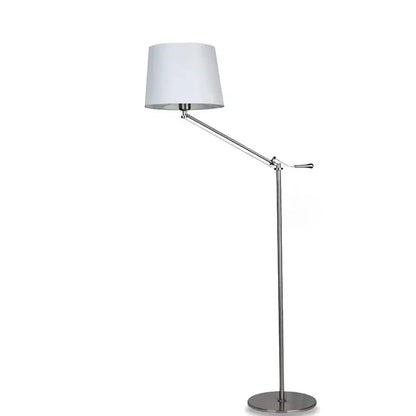 Modern industrial metallic led floor lamp for living room
