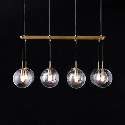 Modern industrial smoke glass island lighting kitchen pendant fixture