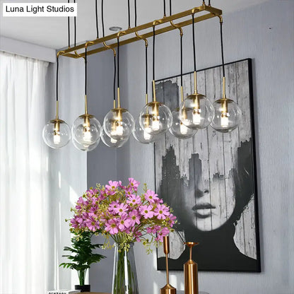 Modern industrial smoke glass island lighting kitchen pendant fixture