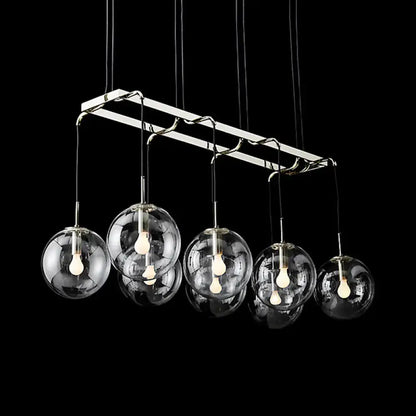 Modern industrial smoke glass island lighting kitchen pendant fixture