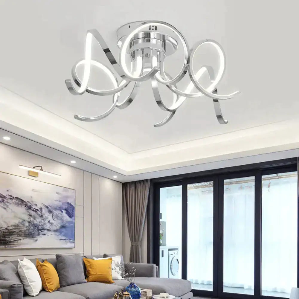 Modern iron crystal golden ring pendant light for bedroom