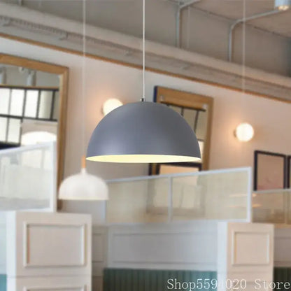 Modern iron lustre pendant lights kitchen bar hanging lamp