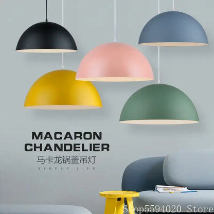 Modern iron lustre pendant lights kitchen bar hanging lamp