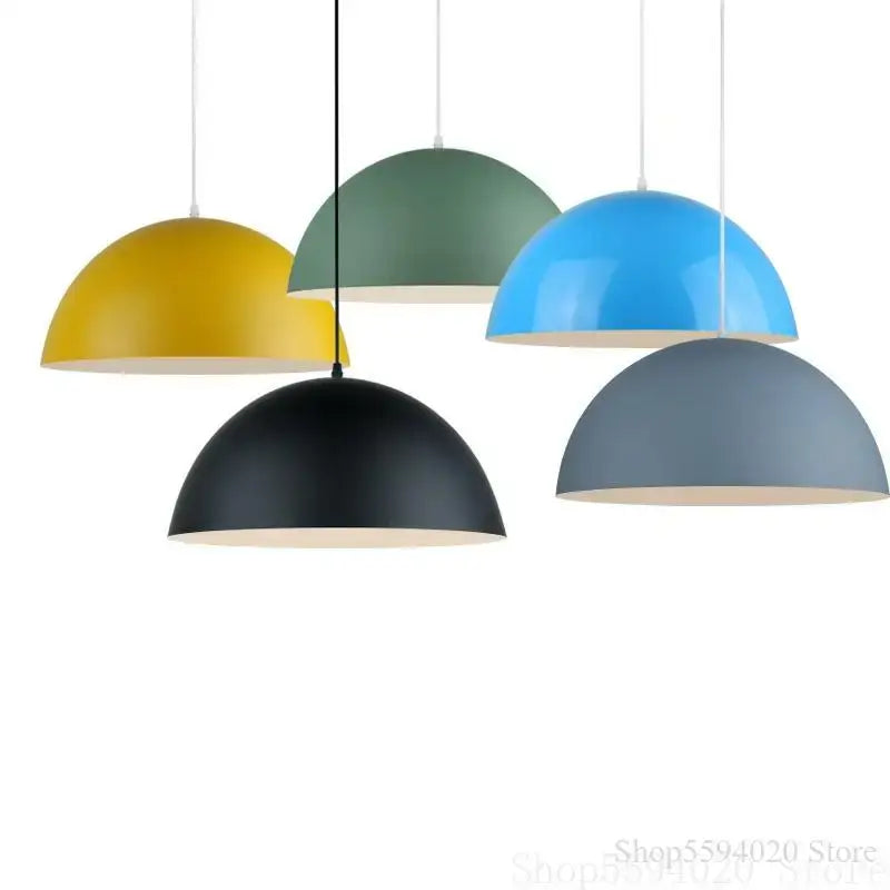 Modern iron lustre pendant lights kitchen bar hanging lamp