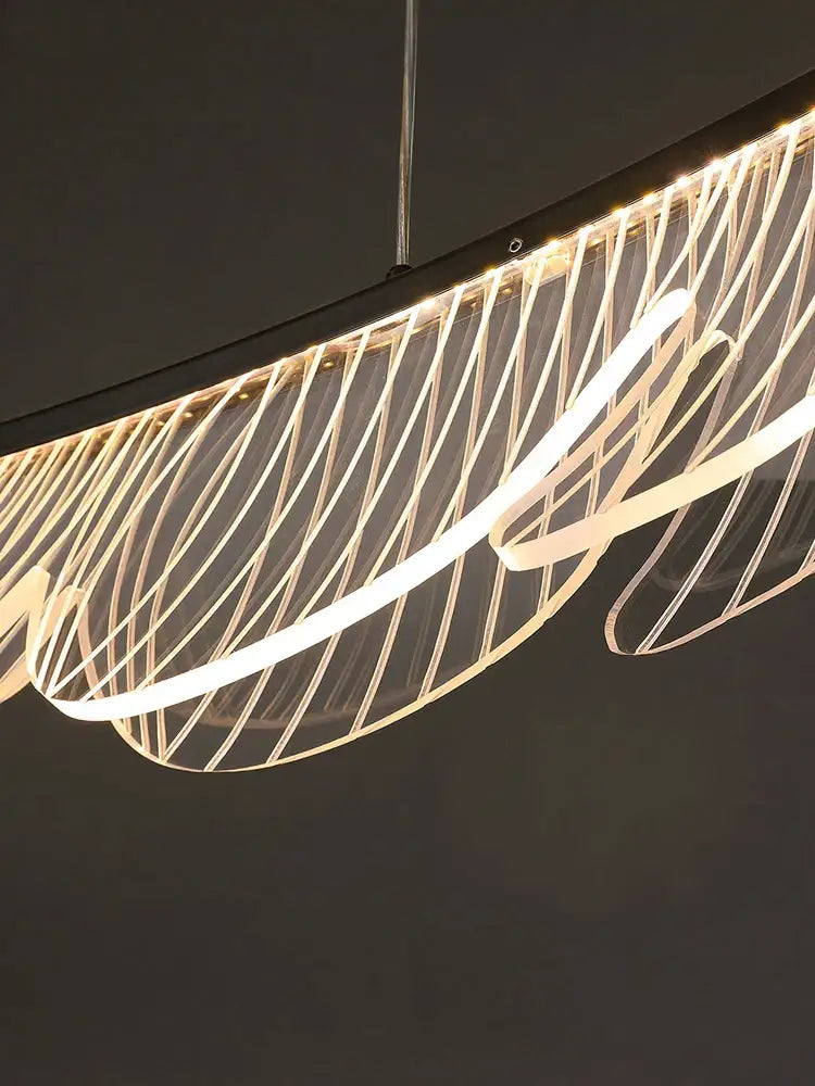 Modern italian copper chandelier gold bird pendant light dining room