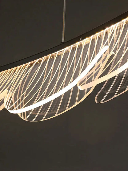 Modern italian copper chandelier gold bird pendant light dining room