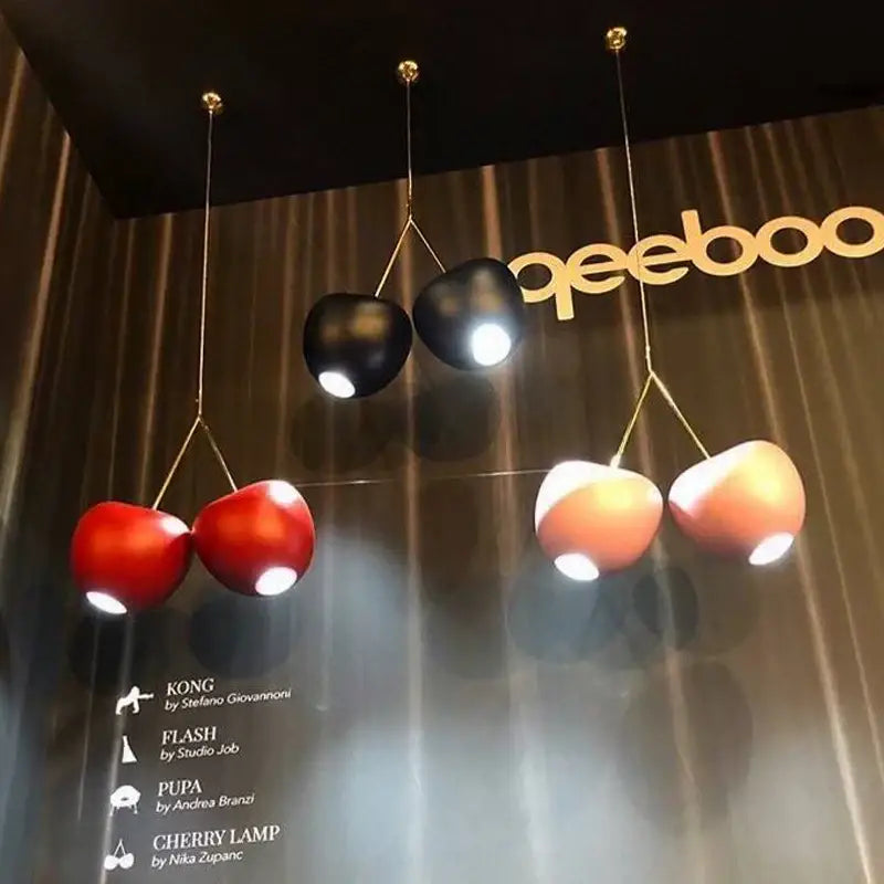 Modern italian gold cherry pendant light dining room