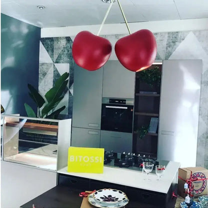 Modern italian gold cherry pendant light dining room