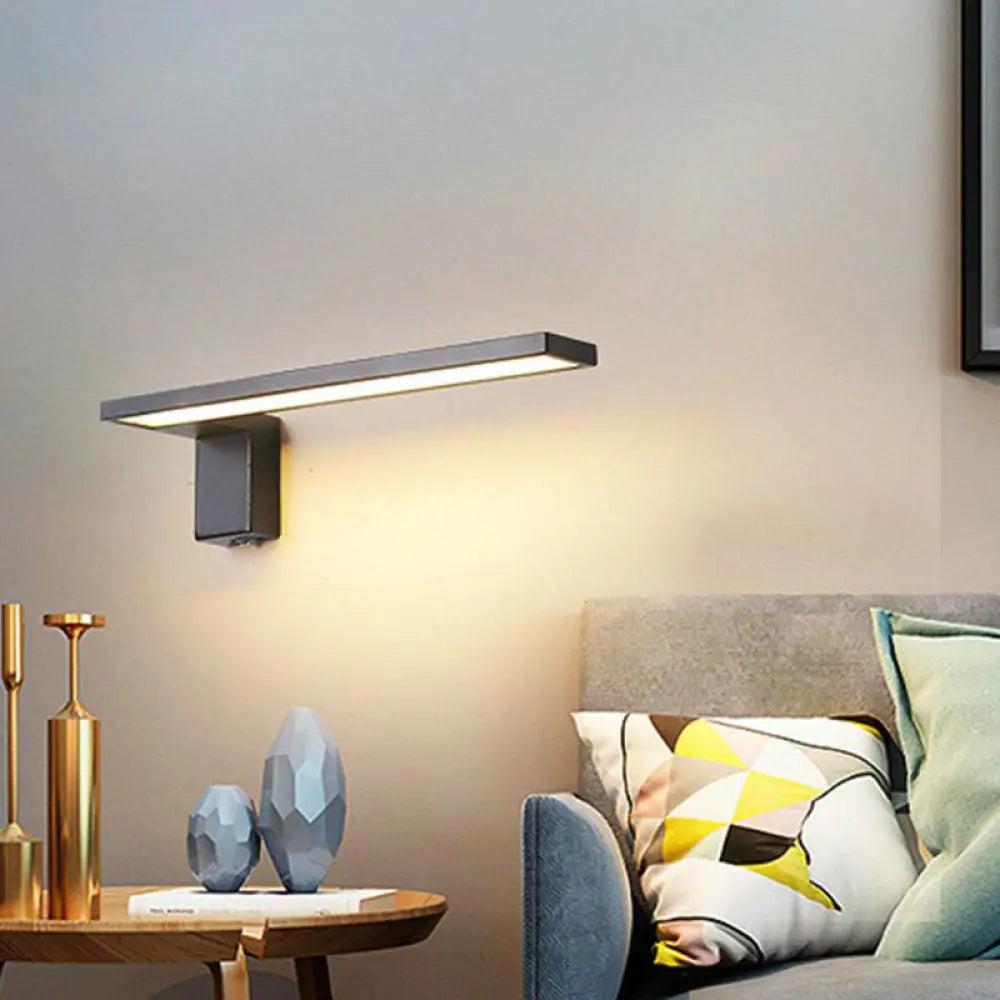 DecorBites™ Modern L-Shaped LED Wall Sconce for Living Rooms - Acrylic Simplicity