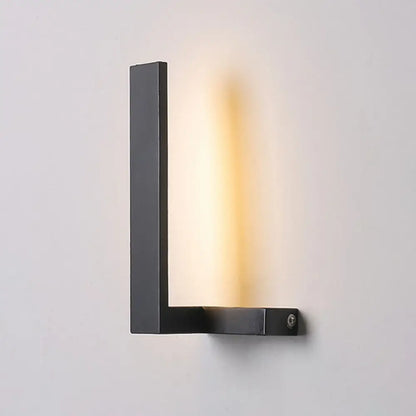 DecorBites™ Modern L-Shaped LED Wall Sconce for Living Rooms - Acrylic Simplicity