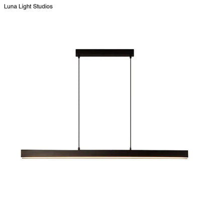 DecorBites™ Modern LED Acrylic Ceiling Light Bar in Black for Island - Width Options: 23.5"/31.5"/39
