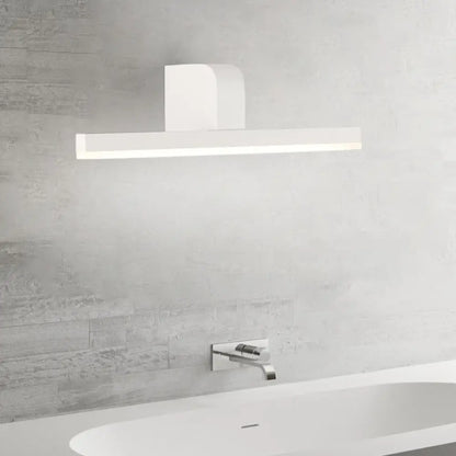 DecorBites™ Modern LED Bathroom Vanity Light - Stylish Black/White Wall Lighting with Slender Metal Shade - Warm/White Light