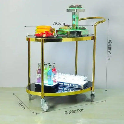 Modern led beauty salon trolley – salon storage cart
