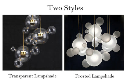 DecorBites™ Modern LED Bubble Ball Chandelier
