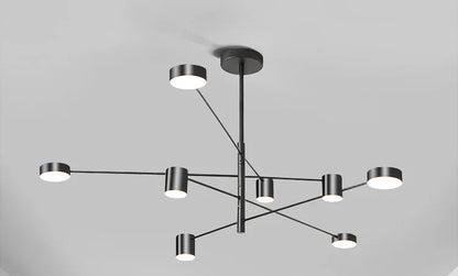 DecorBites™ Modern LED Chandelier - Gold Black - Living Room - Bedroom