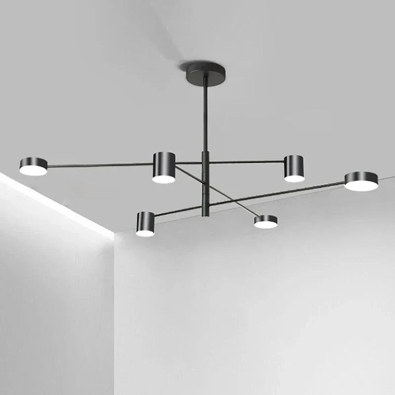 DecorBites™ Modern LED Chandelier - Gold Black - Living Room - Bedroom