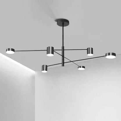 DecorBites™ Modern LED Chandelier - Gold Black - Living Room - Bedroom
