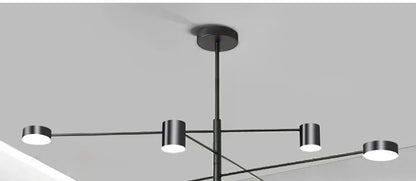 DecorBites™ Modern LED Chandelier - Gold Black - Living Room - Bedroom