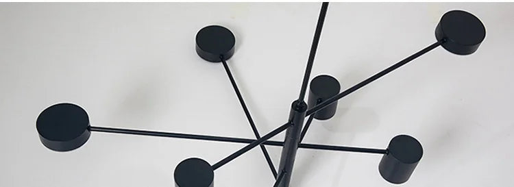 DecorBites™ Modern LED Chandelier - Gold Black - Living Room - Bedroom