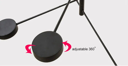 DecorBites™ Modern LED Chandelier - Gold Black - Living Room - Bedroom