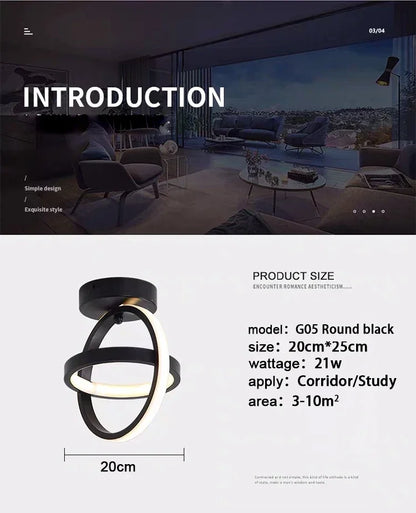 DecorBites™ Modern LED Chandelier Light for Home