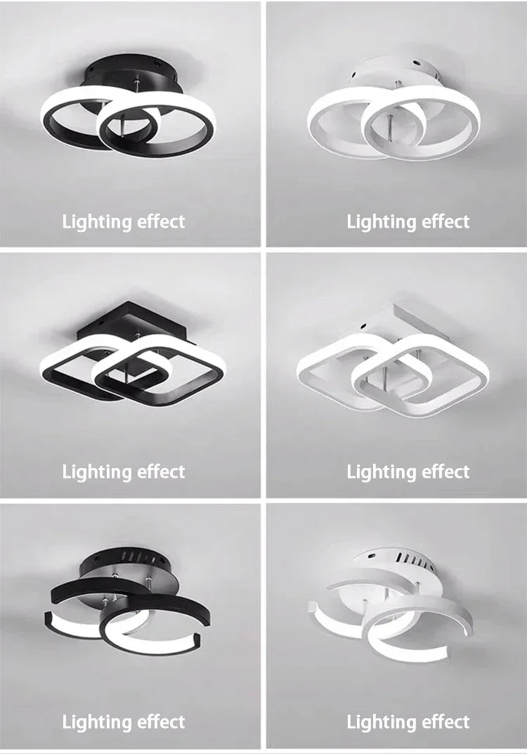 DecorBites™ Modern LED Chandelier Light for Home