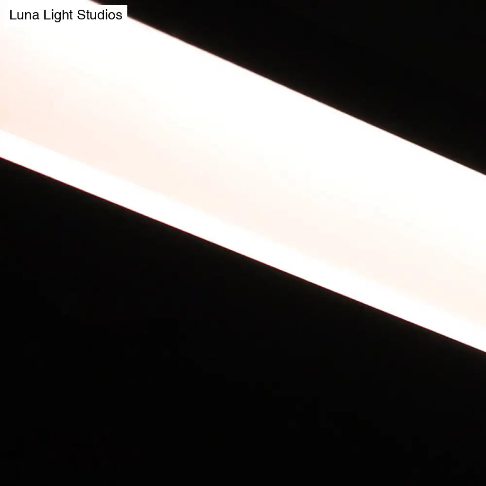 DecorBites™ Modern LED Coffee Suspension Lamp for Restaurants - Acrylic Bar Shaped Island Light Fixture