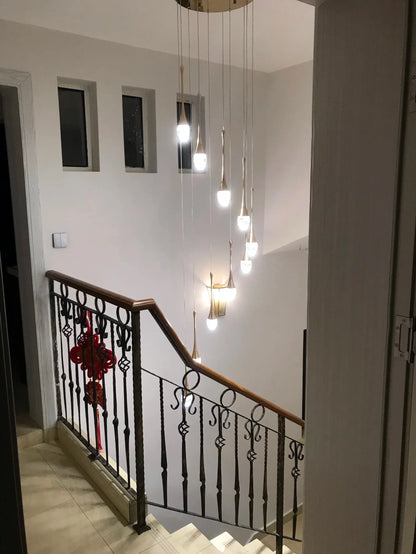 DecorBites™ Modern LED Crystal Chandelier for Home Decor