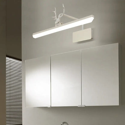 DecorBites™ Modern LED Metal Vanity Wall Lamp with Antlers Arm in White/Natural Light - 17"/20.5"/28" Wide