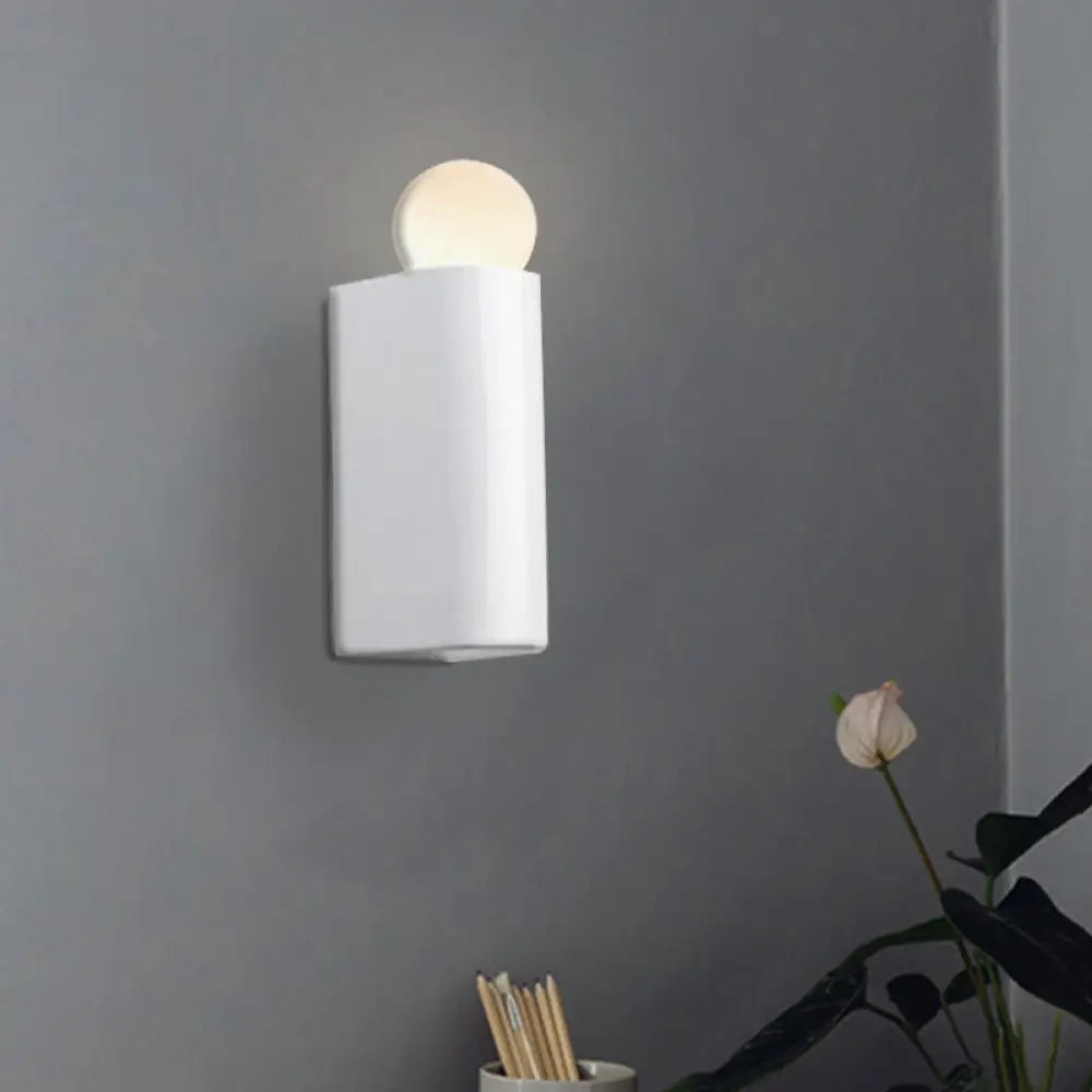 DecorBites™ Modern LED Milk Glass Wall Lamp with White Ball Design, Available in Small, Medium, and Large Sizes, White or Warm Light