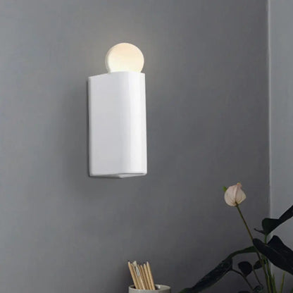 DecorBites™ Modern LED Milk Glass Wall Lamp with White Ball Design, Available in Small, Medium, and Large Sizes, White or Warm Light