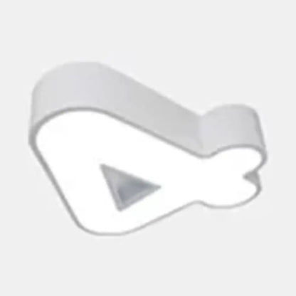 DecorBites™ Modern LED Number Shape Flush Mount Light with Acrylic Cover for Ceiling