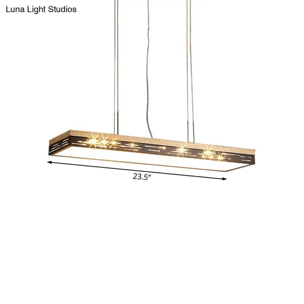 DecorBites™ Modern LED Pendant Ceiling Light in Black - Multiple Sizes & Light Options Available