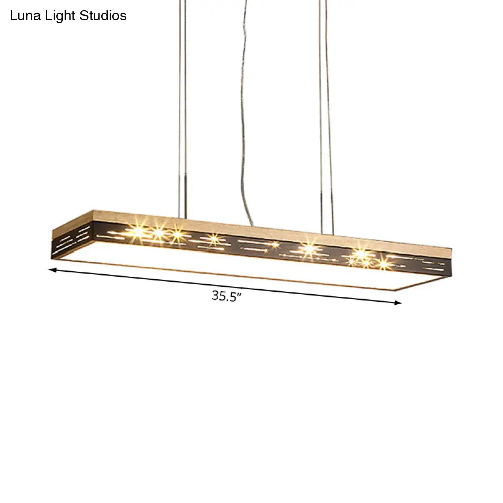 DecorBites™ Modern LED Pendant Ceiling Light in Black - Multiple Sizes & Light Options Available