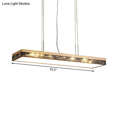 DecorBites™ Modern LED Pendant Ceiling Light in Black - Multiple Sizes & Light Options Available