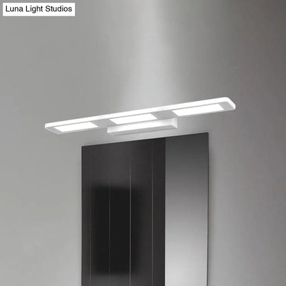 DecorBites™ Modern LED Rectangular Acrylic Vanity Wall Light - White/Warm Light